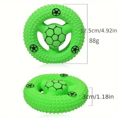 1pcs Football Basketball Design Pet Grinding Teeth Squeaky Plush Toy,Chewing Toy for Dog Interactive Supply