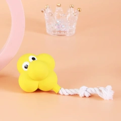 Dog Toys Relieve Boredom Young Adult Dogs Pomeranian Natural Latex Bite-resistant Teething Toys for Dogs Chew Toys Pet Supplies