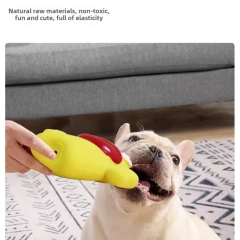 Dog Toys Relieve Boredom Young Adult Dogs Pomeranian Natural Latex Bite-resistant Teething Toys for Dogs Chew Toys Pet Supplies