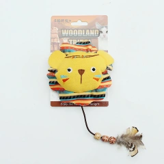 Cat Toy Interactive Teething Chew Toy Self-Entertainment Teaser Stick Cat Teeth Grinding Stick Plush interactive pet products
