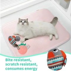 Cat Toy Interactive Teething Chew Toy Self-Entertainment Teaser Stick Cat Teeth Grinding Stick Plush interactive pet products