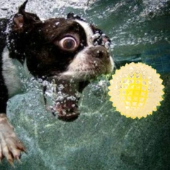 1 pack of dog toy balls, teeth grinding, teeth cleaning, stress relieving toys, chew and wear resistant