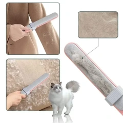 Lint Remover Electrostatic Pet Hair Removal Brush Double-Sided Couch Clothes Cleaning For Laundry with Self-Clean Loop Kemei T