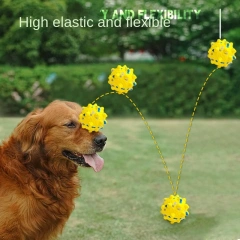 New Eco-Friendly ETPU Pet Toy Ball High Elastic Dog Molar Tooth Cleaning Bite-Resistant Popcorn Toy