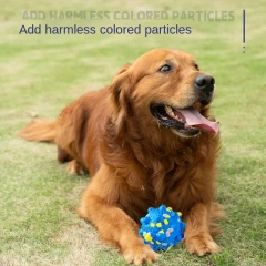 New Eco-Friendly ETPU Pet Toy Ball High Elastic Dog Molar Tooth Cleaning Bite-Resistant Popcorn Toy