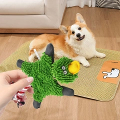 2pcs Plush Duck Dog Toys Dog Squeak Toy Creative with Rope Puppy Chew Toys Interactive Dog Training Toys for Small Medium Dogs