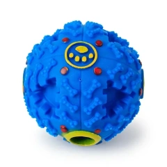 2 Color Squall Ball Pet Food Dropping Ball Pet Puzzle the Toy Dog Toy Sounding Toy Squeaky Ball round