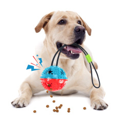 Dog Chew Toys Grinding Teeth Sound Ball Toys Leaking Food Balls Anti Bite Interactive Training Cleaning Teeth Toys Pet Products