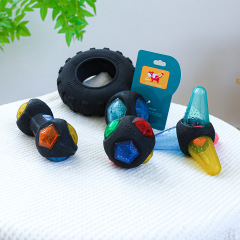 Custom Teeth Clean Rubber Dog Chew Toy