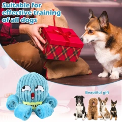 Valentine'S Day Dog Enrichment Toys,Octopus Dog Toys,Dog Snuffle Toy,Helps pets eat slowly, Dog Puzzle Game Interactive Toy