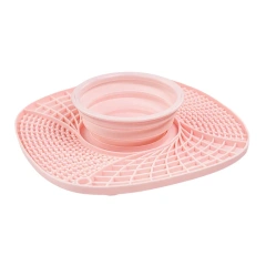 Pet Lick Silicone Mat for Dogs Pet Slow Food Plate Dog Bathing Distraction Silicone Dog Sucker Food Training Dog Feeder Supplies
