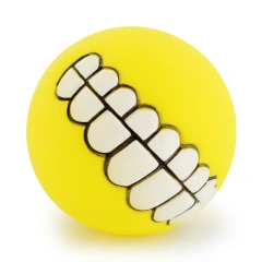 Pet Dog Ball Teeth Funny Trick Toy Silicone Toy for dogs Chew Squeaker Squeaky Dog Sound toys Pet puppy Toys interactive cat toy