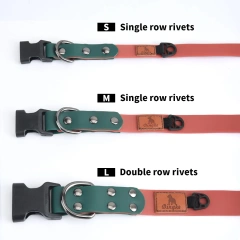 CP535--waterproof pet dog collar, summer dabble collar for dogs, easy cleaning collar used of soft pvc material.