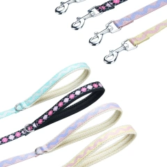 HP357--Printed ribbon Pet Dog Harness.