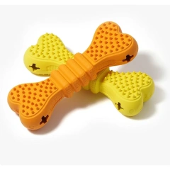 Interactive Dog Toy Pets Dog Snack Dispenser Interactive Dog Toy Dog Treat Dispensing Yummy Bone Feeder Toy Dog Chew Toy