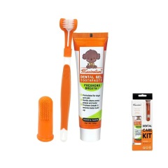 Pet Cleaning Tools Kit for Dogs Gum Care Products Reduces Plaque & Tartar Buildup Universal Toothbrush Set Pet Oral Hygiene