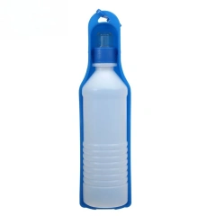 Portable Pet Water Bottle Foldable Spout Leak-Proof Design Outdoor Travel Dog/Cat Drinking Cup Feeder