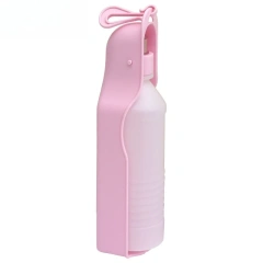 Portable Pet Water Bottle Foldable Spout Leak-Proof Design Outdoor Travel Dog/Cat Drinking Cup Feeder