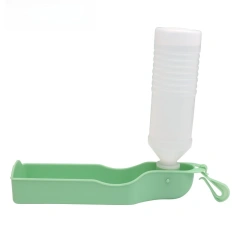 Portable Pet Water Bottle Foldable Spout Leak-Proof Design Outdoor Travel Dog/Cat Drinking Cup Feeder