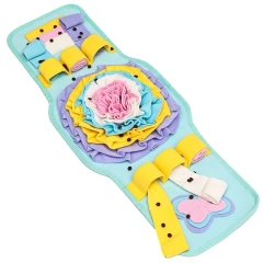 Watch Modeling Smell Pad Grinding Tooth Leakage Puzzle Game Chew Toy Pet Squeaky Interactive Plush Toys Gifts