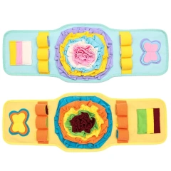 Watch Modeling Smell Pad Grinding Tooth Leakage Puzzle Game Chew Toy Pet Squeaky Interactive Plush Toys Gifts
