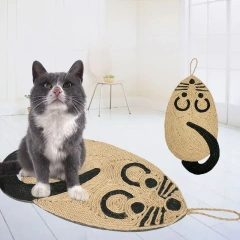 Pet Cat Toy Sisal Cat Scratching Board Can Be Hung Cat Litter Pad Can Not Resist Crumbs