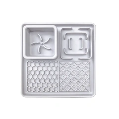 Cat Slow Feeding Mat Dog Lick Mats Pet Dinner Plate Food Grade Silicone Cat and Dog Tableware Sucker Type Slow Food Bowl
