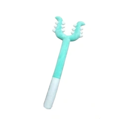 Anime Wand Toy Plush Cat Teaser Long Fork Shape Funny Cat Stick 70cm Dog Interactive Toys Kids