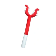 Anime Wand Toy Plush Cat Teaser Long Fork Shape Funny Cat Stick 70cm Dog Interactive Toys Kids