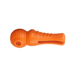 AB15-Dog Toy Gnawing Simulation Crocodile Molar Stick Dog Toothbrush Vocal Teeth Cleaning Orange
