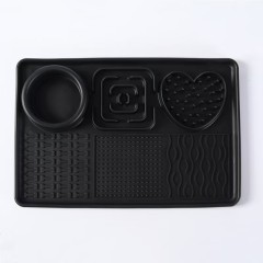 Dog Licking Mat Silicone Dog Food Mat Non-slip Slow Feeder Bowl