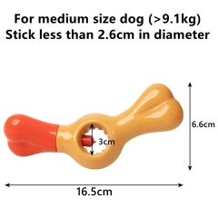 AFP Prevents Choking Heavy Duty Dog Chew Stick Holder Durable BPA Free Safety Nylon Dog Bully Stick Holder For Pet Dental Health