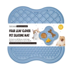 Wholesale Silicone Supplies Anxiety Relief Customized Slow Feeder Dog Cat Licking Mat Silicone Dog Lick Mats Pet Lick Pad