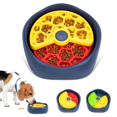 Dog Puzzle Slow Feeder 3-layer Slow Feeder Bowl Pet Slow Eating Interactive Anti-Choking for Large Medium Small Dogs Feeder Bowl
