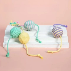 New Cat Toys Ball Interactive Toys for Pets That Can Make Sounds Cat Self Hi Toy Ball Teeth Grinding Products Cat Accessories