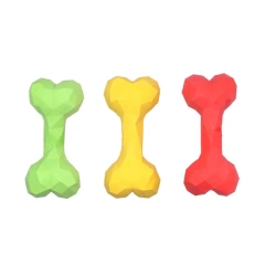 Manufacturer Bone Shape Chew Dog Toys Bite Resistant Aggressive Dog Training Toy