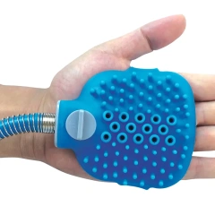 Pet Dog Bath Head Puppy Grooming Washing Sprayer Extra Long Tube Massage Shower Tool Large Dog Cleaning Brush Pet Supplies