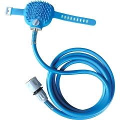 Pet Dog Bath Head Puppy Grooming Washing Sprayer Extra Long Tube Massage Shower Tool Large Dog Cleaning Brush Pet Supplies