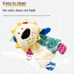 Eco-Friendly Large Small Dog Corgi Golden Hair Plush Luxury Soothing Artifact Puppy Molar Teeth Self-Hi Bite Pet Squeak Toys