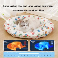 Summer PVC Ice-feeling Gel for Cats Oval Dog Ice Bed Ice Pad Pet Supplies Summer Dog Bed Cool Mat