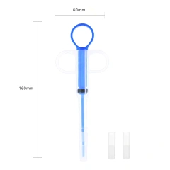 Pet Medicine Feeder Cat Tablet Syringe Feeder Soft Tip Dual Purpose Feeder Cat Pill Shooter Pet Pills Applicator Random Color