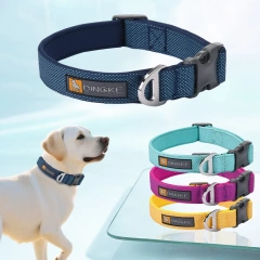 Hot Sale Outdoor Walking Tactical Pet Collar Heavy Duty Large Collars with Soft Lining