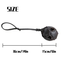 Pet Dog Toy Ball Dogs Training Supplies Cow Leather Ball Durable Bite Stick Bite Pillow German Shepherd Malinois