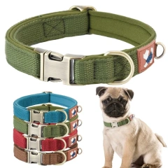 Escape-Proof Collar with FREE ID Engraving.Secure&Comfortable for Small/Medium/large Sizes Dogs.Good for Preventing Lost Pets