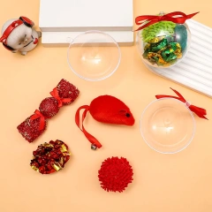 Cat Toy Ball Multifunctional Christmas Ball Cat Christmas Gift Box Toy Set Cat Chew Toys