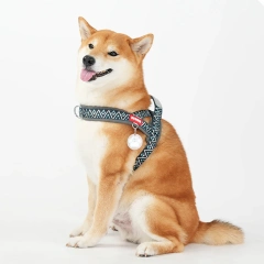 Fashion Printed Saddle Dog Harness, Cute Adjustable Pet Vest with Handle, Multiple Colors & Patterns for Small Medium Large Bree