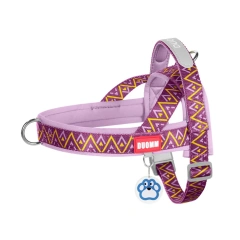 Fashion Printed Saddle Dog Harness, Cute Adjustable Pet Vest with Handle, Multiple Colors & Patterns for Small Medium Large Bree