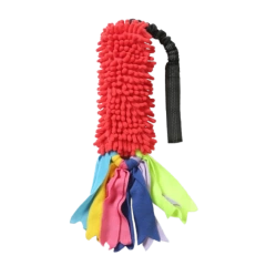 Creative Colorful Pet Chew Toy Plush Squeaky Grind Teeth Toy Funny with Sound Teething Resistant Rope Toy Training Interactive