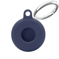For Apple Airtag Keychain Holder Case Lightweight Anti-Scratch Silicone Protective Cover Easy Installation Shockproof Airtags