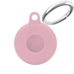 For Apple Airtag Keychain Holder Case Lightweight Anti-Scratch Silicone Protective Cover Easy Installation Shockproof Airtags